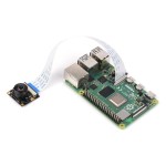 5 МП RPi Camera (M) для Raspberry Pi, OV5647,  расширенный угол обзора 200°, ручная фокусировка, объектив "рыбий глаз"