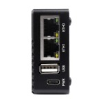 Набір для складання міні-комп'ютера на Raspberry Pi CM4 з двома Ethernet 1G портами, корпусом та охолодженням