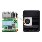 Набір для складання міні-комп'ютера на Raspberry Pi CM4 з двома Ethernet 1G портами, корпусом та охолодженням