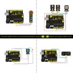 Набор датчиков Keyestudio Sensor kit 37 в 1 KS0068 для Arduino в органайзере