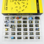 Набор датчиков Keyestudio Sensor kit 37 в 1 KS0068 для Arduino в органайзере