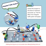 Розумний набір керування дорожнім рухом "Keyestudio Kidsbits Intelligent Traffic System Kit" на Arduino (сумісний з Lego)