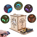 Набір для складання різнокольорової лампи Microbit V2.0 DIY Colorful Lamp Starter Kit від Keyestudio