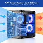 Корпус Pironman 5-MAX з модулем PCIe на два слоти NVMe M.2 з підтримкою RAID 0/1 для Raspberry Pi 5