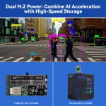 Корпус Pironman 5-MAX з модулем PCIe на два слоти NVMe M.2 з підтримкою RAID 0/1 для Raspberry Pi 5