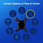 Четвероногий бионический паук ACEBOTT QD020 на ESP8266