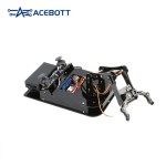 Комплект програмованого робота-маніпулятора ACEBOTT QD022 з платою контролера ESP32. Підтримує програмування на Arduino, ACECode та Python