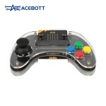 Бездротовий контролер ACEBOTT QD026 для наборів Micro:bit, програмування, навчання, дистанційне керування, кодування роботів (з Micro:bit V2.0)