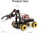 Пакет розширення QD007 Robot Arm для робота-автомобіля ACEBOTT QD001 ESP32 4WD WiFi