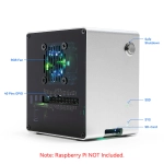 Корпус SunFounder Pironman 5-Mini NVMe M.2 SSD PCIe Mini PC Case для Raspberry Pi 5