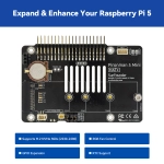 Корпус SunFounder Pironman 5-Mini NVMe M.2 SSD PCIe Mini PC Case для Raspberry Pi 5