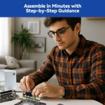 Корпус SunFounder Pironman 5-Mini NVMe M.2 SSD PCIe Mini PC Case для Raspberry Pi 5