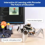 Набір для складання робота SunFounder PiCrawler AI для Raspberry Pi 5/4/3B+/Zero 2W