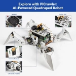 Набір для складання робота SunFounder PiCrawler AI для Raspberry Pi 5/4/3B+/Zero 2W