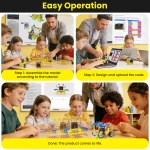Программируемый робот-конструктор Keyestudio Microbit Variant Master 8-в-1 (LEGO-совместимый)