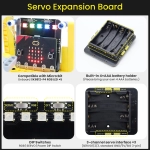 Программируемый робот-конструктор Keyestudio Microbit Variant Master 8-в-1 (LEGO-совместимый)