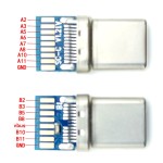 Разъем USB type-C 3.1 под пайку (24-pin/PD) 1шт