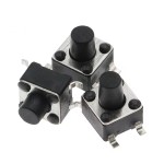 Тактова кнопка SMD 4-pin 6х6x7.5мм, шток 4.0мм