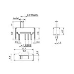 Переключатель движковый SS13D07-5H