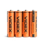 Батарейка R6P/AA 1.5В Videx (4шт.)