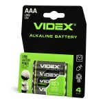 Батарейка щелочная Videx LR03/AAA (4шт)