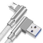 USB-кабель micro-USB 2A 1м кутовий