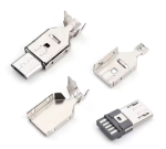 Разъем micro-USB сборный под пайку (5-pin) 1шт