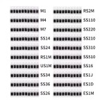 Набор диодов SMD 200шт (20 номиналов)