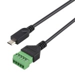 Перехідник штекер micro-USB (M) на 5-ти контактну клему