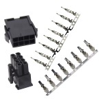 Набір конекторів Molex мама+тато (4.2мм, 2х4pin)
