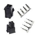 Набір конекторів Molex мама+тато (4.2мм, 2х2pin)
