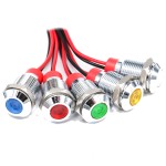 Индикатор антивандальный 10F-D-12-24VG-L с зеленой подсветкой