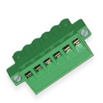 Клеммник разъемный, однорядный, 6-ти контактный 2EDGKM-5.08-6P