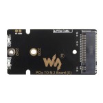 Адаптер PCIe на M.2 размером 2242/2230 для Raspberry Pi 5 с кулером