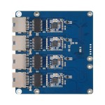 Адаптер PCIe на 4-Ch Gigabit Ethernet для Raspberry Pi 5 Driver-Free/Plug And Play