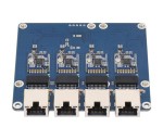 Адаптер PCIe на 4-Ch Gigabit Ethernet для Raspberry Pi 5 Driver-Free/Plug And Play