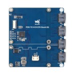 Адаптер PCIe на 4-Ch Gigabit Ethernet для Raspberry Pi 5 Driver-Free/Plug And Play