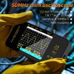 BSIDE OT5 - 2,8-дюймовий TFT цифровий осцилограф, комплект, смуга пропускання 50 МГц, висока частота дискретизації 200 МВис/с, портативний