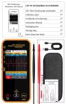 BSIDE OS1 Осцилограф, цифровий мультиметр, 2-в-1, 10 МГц, 2,8-дюймовий TFT-дисплей