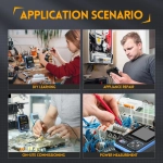 FNIRSI DSO-TC3 — портативный цифровой осциллограф 3 в 1, генератор сигналов и тестер электронных компонентов