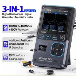 FNIRSI® DSO-TC4 3-в-1 10 МГц 48 Мвыб/с цифровой осциллограф/тестер компонентов/генератор сигналов