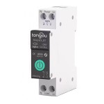 1-фазное Zigbee-реле 230V/63A на DIN-рейку Tuya (Metering)