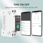 1-фазное Zigbee-реле 230V/63A (SY2) на DIN-рейку Tuya (Metering)