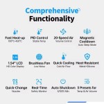 Интеллектуальный термофен FNIRSI SAG-55 мощностью 550 Вт