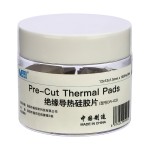 Термопрокладки силиконовые MaAnt DR-03 (12x12x1.5мм, 100 шт)