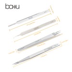 Набор пинцетов разных типов 4 шт. BAKU