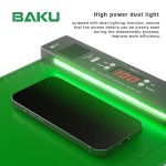 Коврик монтажный силиконовый термостойкий BAKU BK-940, 435x250 мм, 500°C