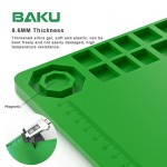 Коврик монтажный силиконовый термостойкий BAKU BK-940, 435x250 мм, 500°C