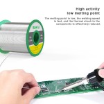 Припой с канифольным сердечником BAKU BK-10002 0.5мм 50г