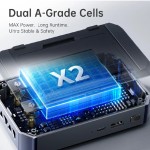 Портативный аккумуляторный сварочный аппарат FNIRSI® SWM-20 1200A с двойным импульсом, работающий в режиме 2-в-1